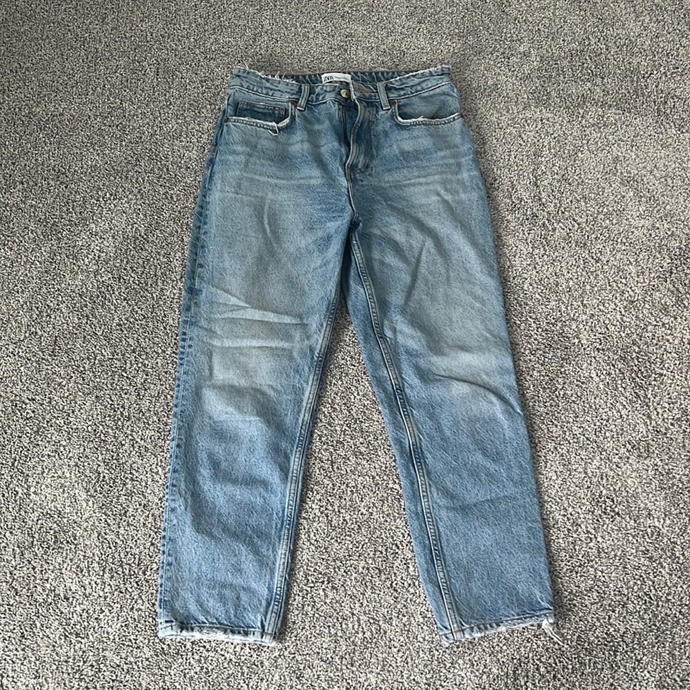 zara mom jeans